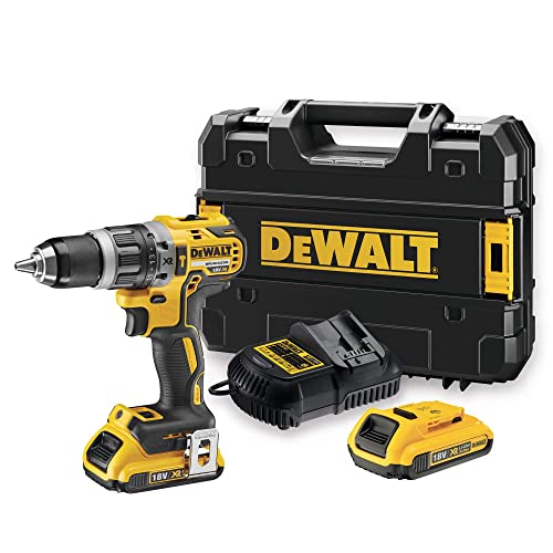 Dewalt Trapani Avvitatori - 2 Velocita’ 18V Motore Brushless Mandrino Autoserrante In Metallo 1.5-13Mm, Dcd796D2-Qw
