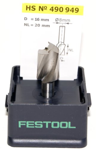 Festool Fresa Helicoidal Hw Para Ranurar Hs Spi S8 D16/20