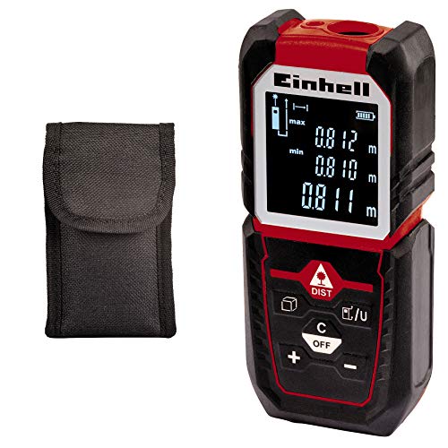 Einhell Tc-Ld 50 Misuratore Laser (Campo Misurazione 0.05 M - 50 M, Precisione +/- 2 Mm/M, Classe Ii, Diodo 635)