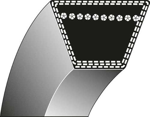 Ratioparts 8-536 - Cinghia Trapezoidale Tipo 1-15,8 X 914