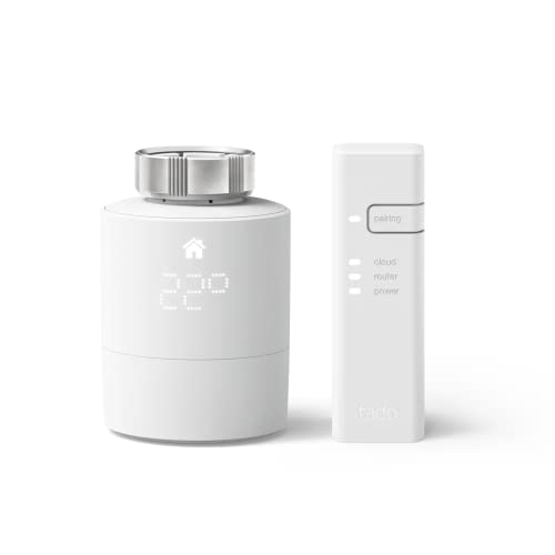 Tado° Testa Termostatica Intelligente Kit Di Base V3+ – Gestione Intelligente Del Riscaldamento, Facile Installazione Fai Da Te, Compatibile Con Alexa