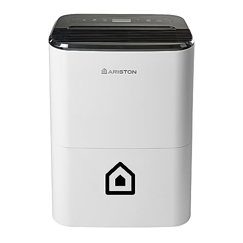 Ariston Deos 21S Wi Fi Deumidificatore Portatile, Bianco, 21 Litri, 35 X 24.5 X 51 Cm