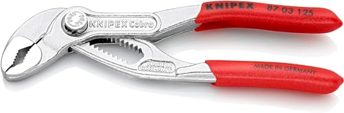 Knipex Cobra Pinza Regolabile Di Nuova Generazione Per Tubi E Dadi Cromata, Rivestiti In Resina Sintetica Antiscivolo 125 Mm 87 03 125