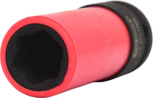 Ks Tools 515.2055 Bussola Speciale Per Avvitatore A Impulsi Per Cechi Di Alluminio Per Mercedes, Lunga, 17 Mm