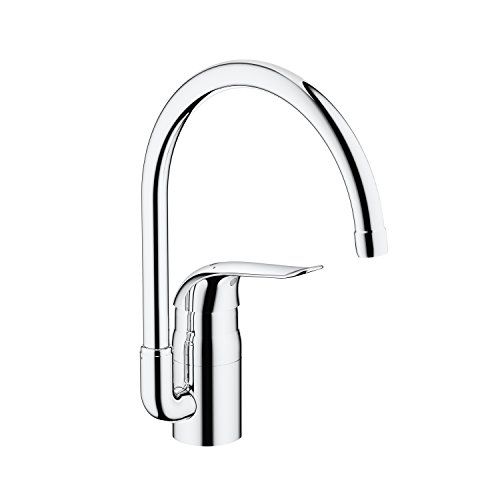 Grohe Gro-32786000 32786000-Euroeco Grifo De Cocina, Nero
