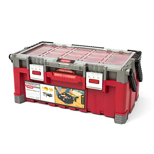 Cassetta Porta Utensili Cantilever Pro Tool Box Colore: Rosso / Grigio