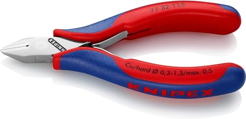 Knipex Tronchese Laterale Per Elettronica Rivestiti In Materiale Bicomponente 115 Mm 77 32 115