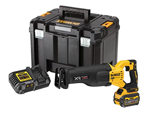 Dewalt Seghetto Alternativo Compatto Senza Spazzole Xr 18V ​​Fv Advantage Senza Caricatore/Batteria E Valigetta Tstak Ii, Multicolore