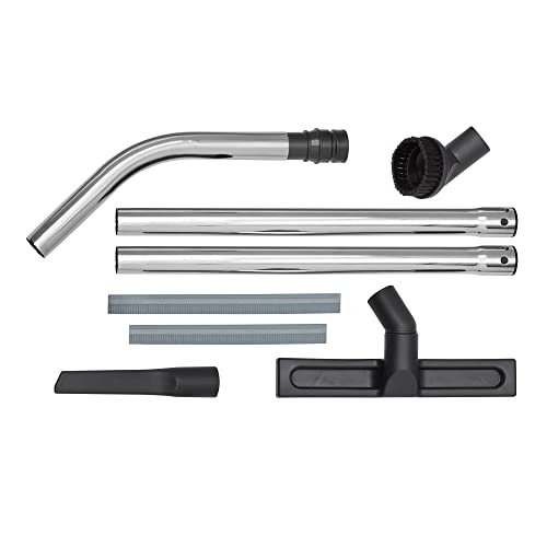 Dewalt Kit Pulizia Pavimenti (2 Tubi In Metallo, Bocchetta Per Fessure, Spazzola Per Pavimenti), Dwv9350-Xj
