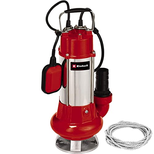 Einhell Pompa Per Acque Scure Gc-Dp 1340 (1300 W, Portata Max 23000 L/H, Prevalenza 10 M, Immersione Max 5 M, Corpi Estranei Fino A 40 Mm, Extra Robus
