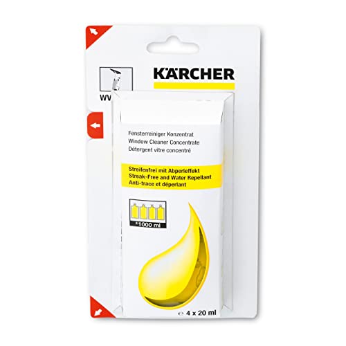 Kärcher Detergente Per Vetri Concentrato - Utile Per Sia Per Il Lavaggio A Mano Che Da Utilizzare Insieme Ai Lavavetri Wv