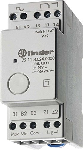 Finder Serie 72 – Relais Livello Liquido Fissa 1 Contatto Deviatore 240 Vac