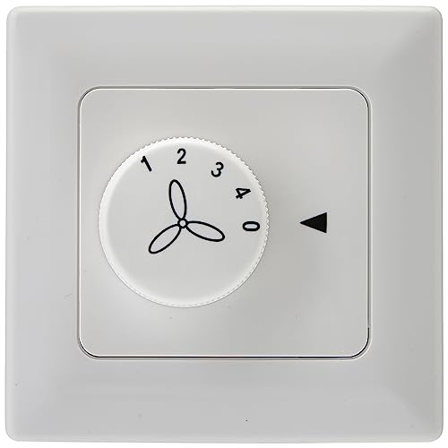 Westinghouse 7880040 Ventilatore Solo Comando A Parete, Plastica, Bianco