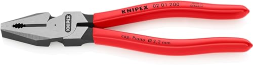 Knipex Pinza Universale Tipo Forte Bonderizzata Nera, Rivestiti In Resina Sintetica 200 Mm 02 01 200