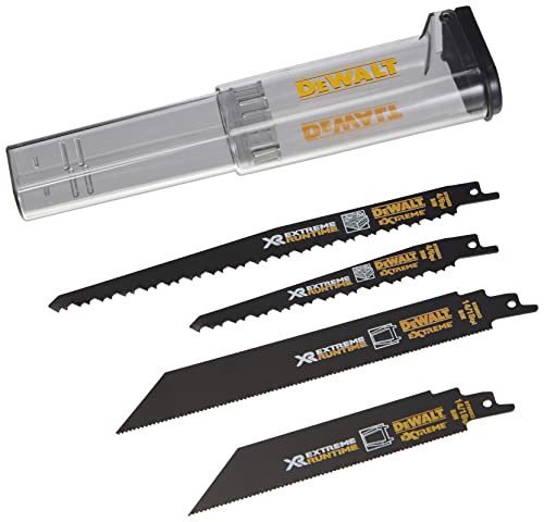 Dewalt, Dt99550, Qz, Juego De 13 Hojas De Sierra Sable Bi, Metal Xr Extreme Runtime
