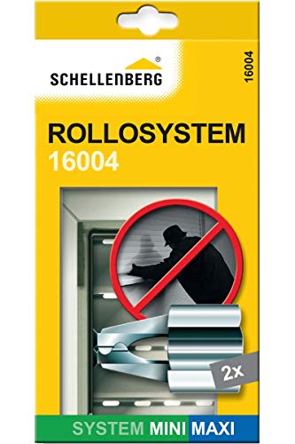 Schellenberg 16004 Ferma Persiane Mini/Maxi, Blocca Tapparelle Per Tapparelle Avvolgibili, 2 Pezzi