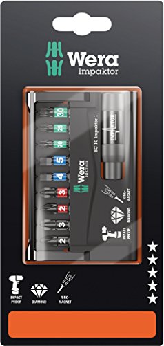Wera, Bit-Check 10 Impaktor 1 Sb, 10 Pezzi