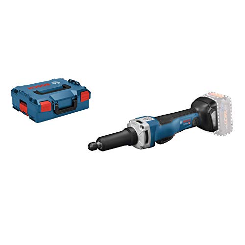 Bosch Professional 0601229200 Smerigliatrice Dritta Ggs 18V-23 Plc, Senza Batteria, Velocità A Vuoto 23.000 Min-1, In Valigetta L-Boxx, 18 V
