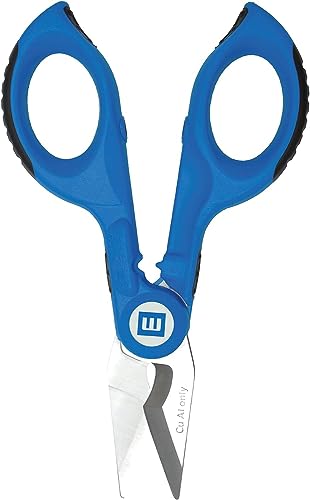 Weicon 52000035 Cavo Numero 35 – Spelafili Forbici Da Elettricista Crimpatrice Con Spellafili Funzione Taglio, Blu