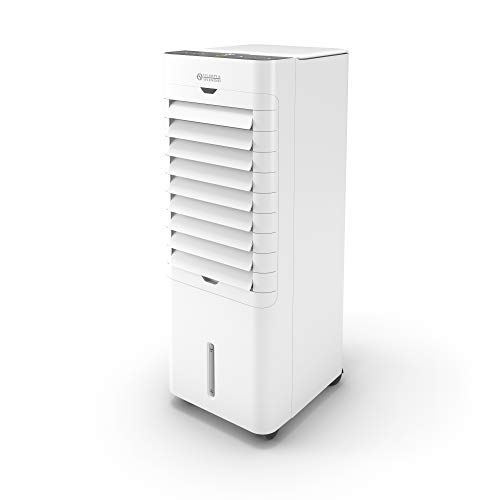 Olimpia Splendid 99310 Peler 6C Raffrescatore Ionizzatore Con Telecomando, Timer E Tanica Estraibile 6 Litri, 450 M3/H, 75 W, Bianco