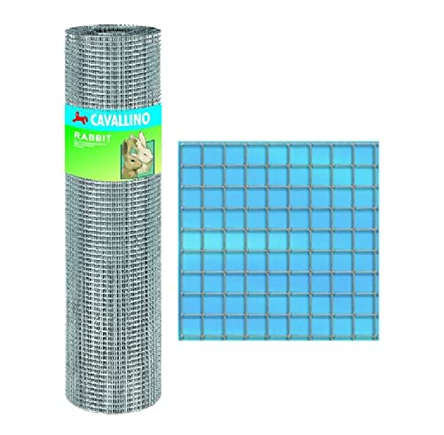 Blinky 66810 Rete Rabbit Zincata, 12.7 X 12.7, Filo 0.9, 10 Mt, 50 Cm