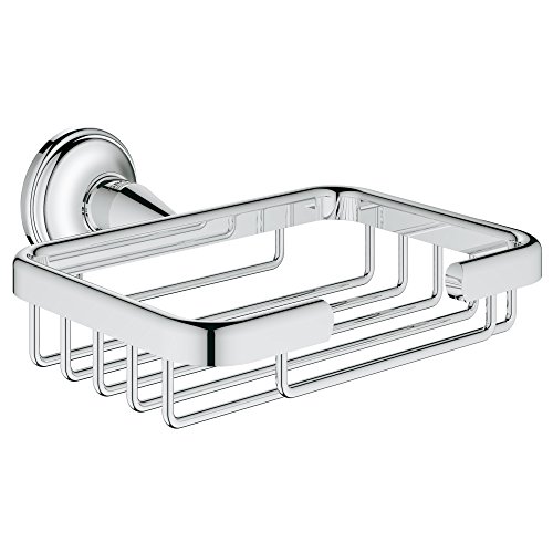 Grohe 40659001 Griglia Porta Oggetti Piccola, Cromo, Large