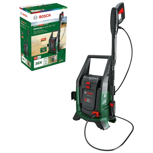 Bosch Home And Garden Idropulitrice Ad Alta Pressione Mobile E A Batteria Universalaquatak 36V-100 (Per Lavori Di Pulizia Da Casa; Sistema Da 36 Volt;