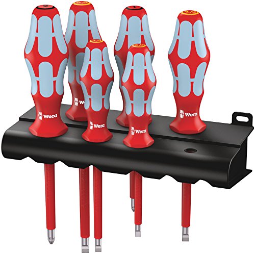 Wera, 3165 I/6 Serie Di Giravite In Acciaio Inox + Supporto, 6 Pezzi