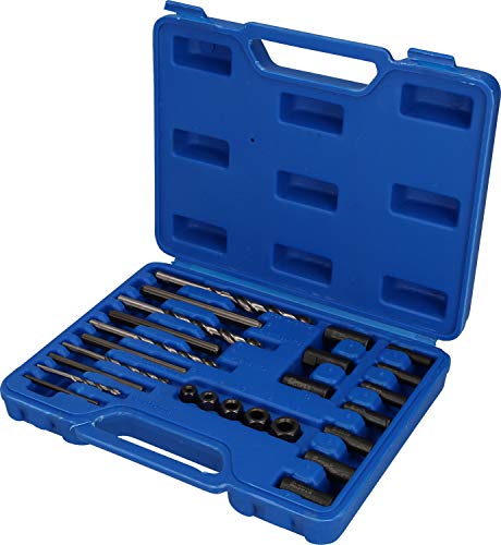 Brilliant Tools Bt541900 Hss Schraubenausdreher-Satz Set Di Estrattori, Robusta Valigetta Blu, 25-Tlg