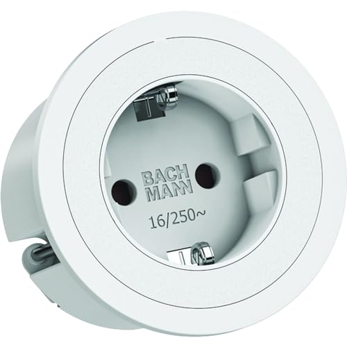Presa Pix 1 X Schuko Bianco + Anello Decorativo Effetto Acciaio Inossidabile E Bianco