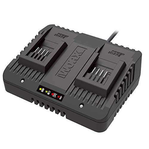 Worx Wa3772 Caricatore 20V Doppio Da 2Ah - 50W