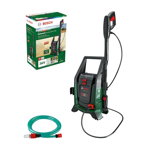 Bosch Idropulitrice Ad Alta Pressione Mobile A Batteria Universalaquatak 36V-100 (Per Lavori Di Pulizia All’Aperto; Sistema Da 36 Volt; Autonomia Fino
