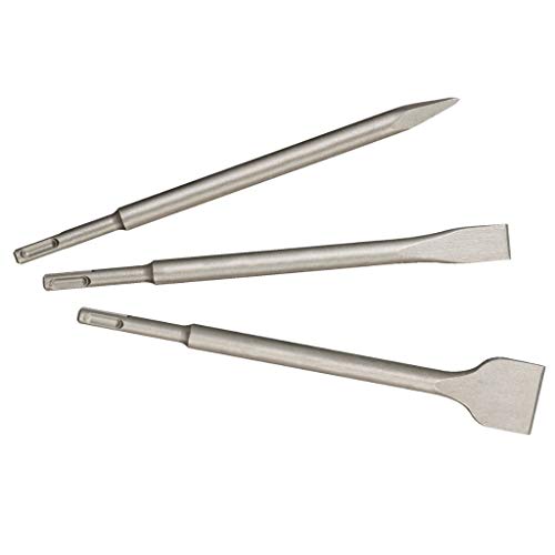 Metabo Set Di Scalpelli Sds-Plus, Classic", 3 Pezzi (628412000), Per Tutti I Martelli Con Attacco Sds-Plus