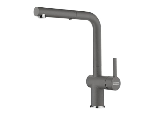 Franke Active L 115.0653.385 - Rubinetto Da Incasso Per Cucina, Colore: Grigio Pietra