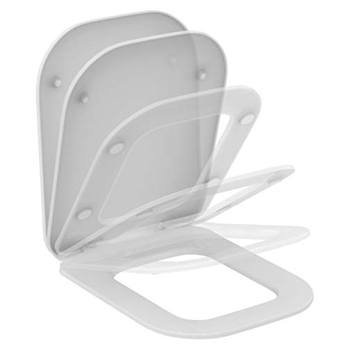 Ideal Standard K706501 Copriwater Originale Slim Dedicato Serie Tonic 2, Chiusura Rallentata, Bianco