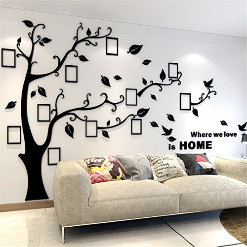 3D Albero Adesivi Fai Da Te Albero Adesivo Da Parete Cornici Per Foto Sticker Decorazioni Albero Della Vita Da Parete Per Soggiorno Camera Da Letto Ad