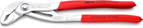 Knipex Cobra Pinza Regolabile Di Nuova Generazione Per Tubi E Dadi Cromata, Rivestiti In Resina Sintetica Antiscivolo 300 Mm (Confezione Self-Service/