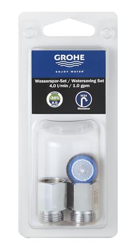 Grohe Gro-48189000 48189000-Kit Ahorro De Agua 3,8 L/Min, Nero, Taglia Unica