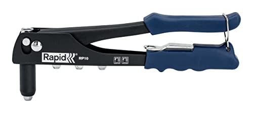 Kit Pinza Rivettatrice Rp10 - 1 Pinza Rivettatrice In Acciaio + 100 Rivetti + Chiave Di Montaggio - Con Rivetti In Alluminio Da 3.2, 4.0 E 4.8 Mm - 2