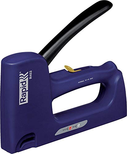 Rapid R453 Pistola Multifunzione 2-In-1 Per Graffette N. 53 E Chiodi N. 8, Dotata Di Impugnatura Ergonomica E Parti Interne In Acciaio, Adatta Per Lav