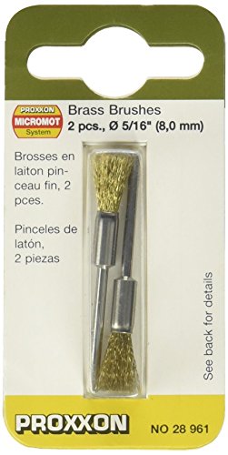 Proxxon 2228961 - Juego Cepillos Pincel Laton 8 Mm (2 U)