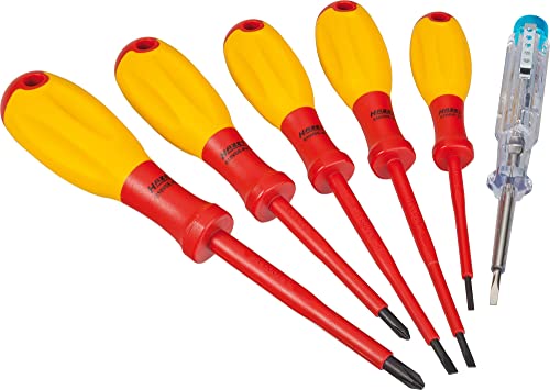 Hazet 810/6Vde Serie Di Giraviti Vde, Multicolore, Numero Utensili 6