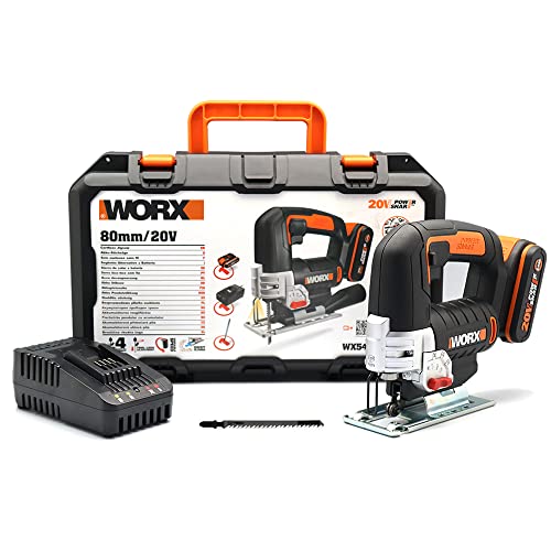 Worx Wx543 Seghetto Alternativo 20V Con 1 Batteria Da 2.0Ah - Velocita' Variabile