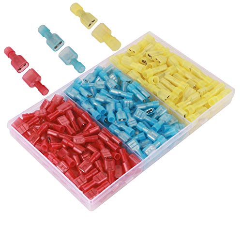 Gtiwung Terminali A Crimpare Kit, Connettori A Filo Da 200 Pezzi, Kit Di Assortimento Connettori A Cavo Rapido Awg 22-16, 16-14, 12-10, Connettori Ter