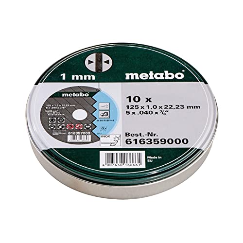 10 Discos De Cortar Sp 125X1,0X22,23 Inox, Tf 41 (616359000)