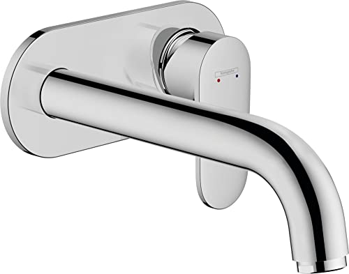 Hansgrohe Vernis Blend Miscelatore Monocomando Lavabo Ad Incasso A Parete Con Bocca Di Erogazione 20,5 Cm, Cromo, 71576000