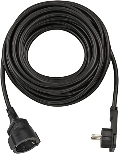 Brennenstuhl, Cavi Di Prolunga Corti Con Spina Piatta Angolata 10M H05Vv-F3G1,5 Nero
