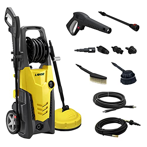 Lavor Planet Idropulitrice Acqua Fredda 170 Bar, Nero Giallo