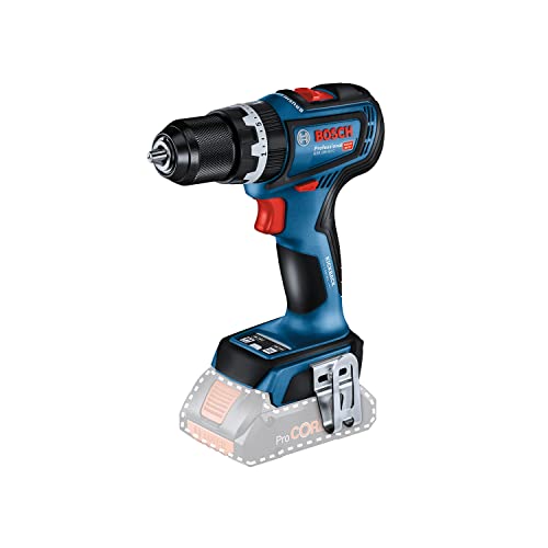 Bosch Professional 18V System Trapano-Avvitatore Con Percussione A Batteria Gsb 18V-90 C (Senza Batterie E Caricabatteria)