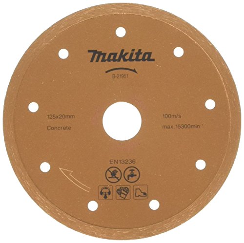 Makita B-21951 - Disco De Diamante 125X20 Banda Continua Corte Limpio Para Ceramicos, Granito, Marmol